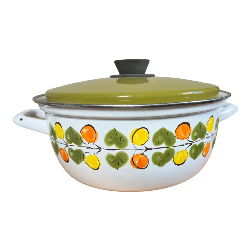 Austria Enamel Soup and Skillet‎ Pans